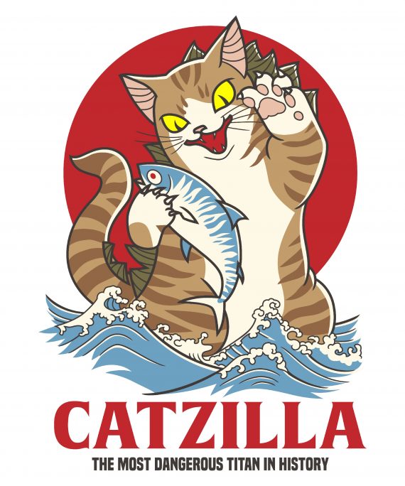 The Catzilla_detail motivu