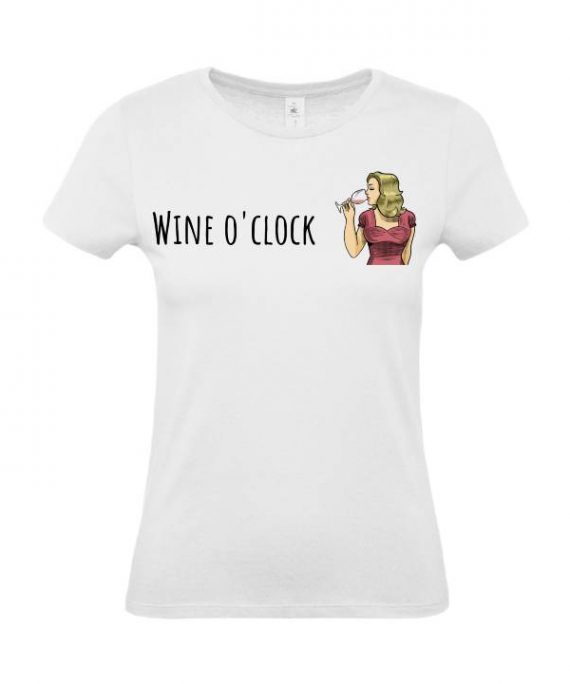 damske tricko wine o clock
