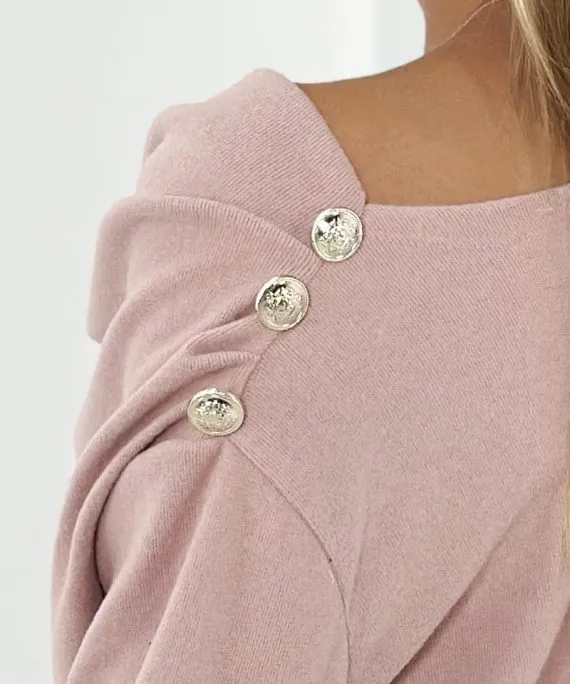 Elegantný top s gombíkmi Jane