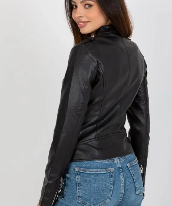 čierna kozenkova bunda
